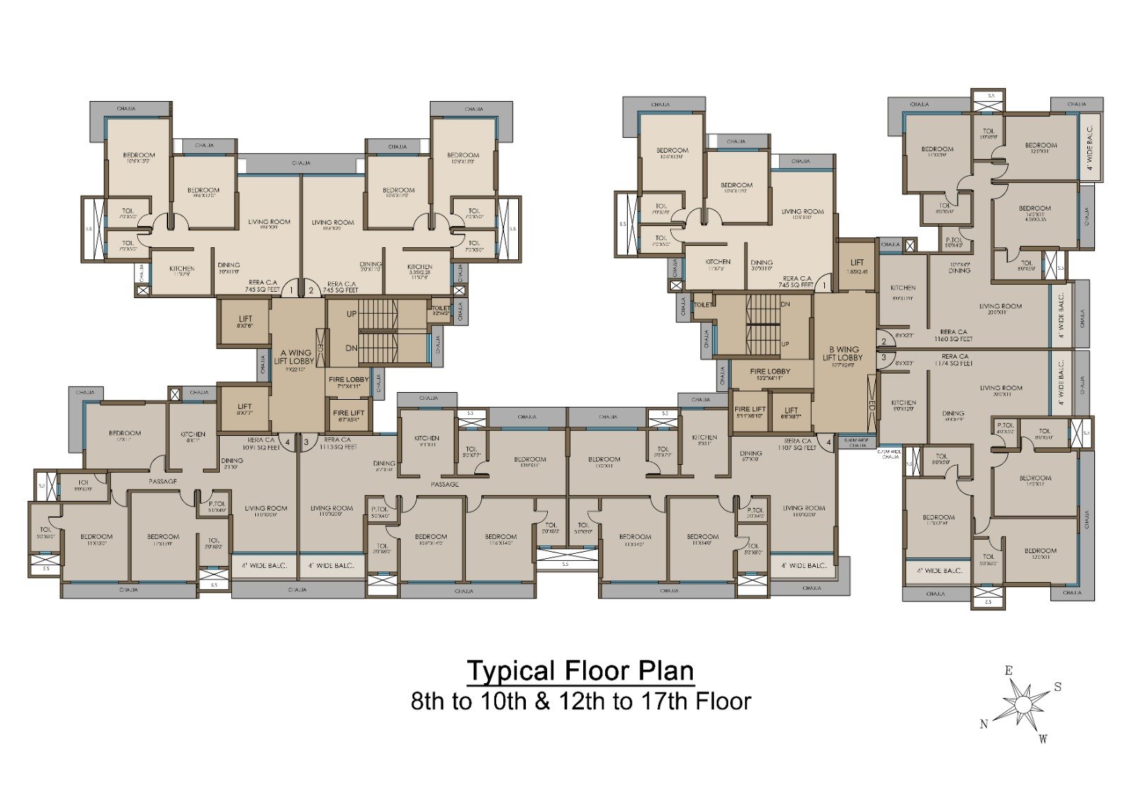 Mayfair Aranya — Typical Floor Plan